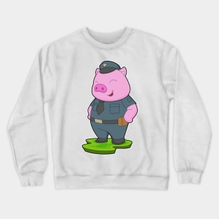 Pig Cop Police Crewneck Sweatshirt